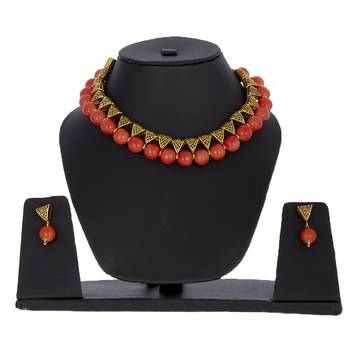 Red cubic zirconia necklace-sets 2