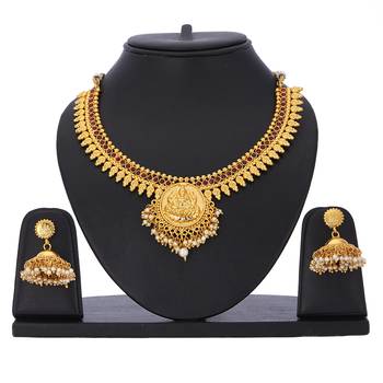 Red cubic zirconia necklace-sets 2