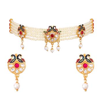 Multicolor cubic zirconia necklace-sets 1