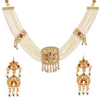 Multicolor cubic zirconia necklace-sets 1