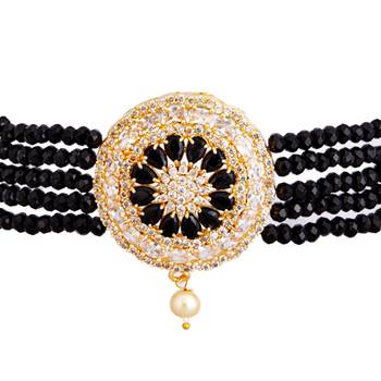 Black cubic zirconia necklace-sets 3