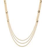 Gold cubic zirconia necklaces