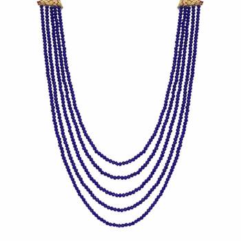 Blue cubic zirconia necklaces 1