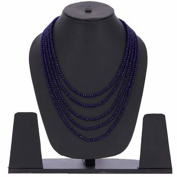 Blue cubic zirconia necklaces 2
