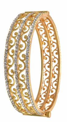 Gold diamond bangles-and-bracelets 2