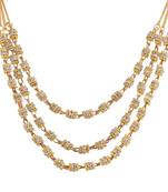 Gold cubic zirconia necklaces