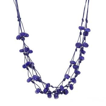 Blue cubic zirconia necklaces 1