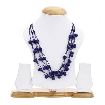 Blue cubic zirconia necklaces 2
