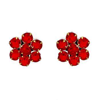 Red cubic zirconia necklace-sets 3