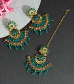 Green danglers-drops