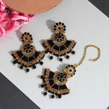 Black danglers-drops 1