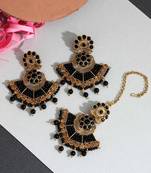 Black danglers-drops