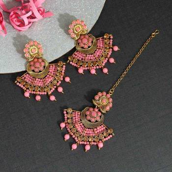 Pink danglers-drops 1