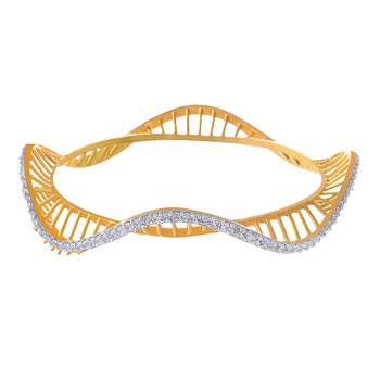 Gold diamond bangles-and-bracelets 1