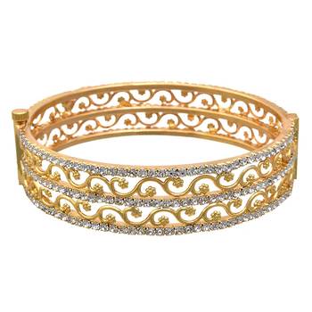 Gold diamond bangles-and-bracelets 1