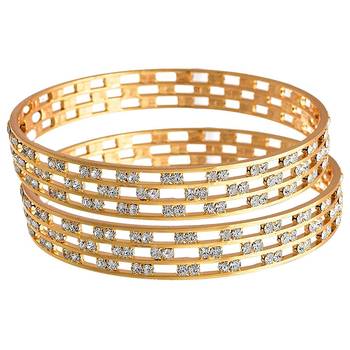 Gold diamond bangles-and-bracelets 1