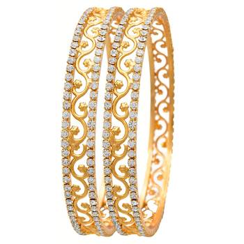 Gold diamond bangles-and-bracelets 3