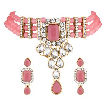 pink agate necklaces 3