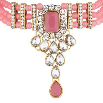 pink agate necklaces 4