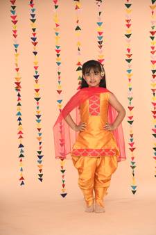 SAKA DESIGNS Dhoti Kurta For Girls | Ethnic Wear For Kids