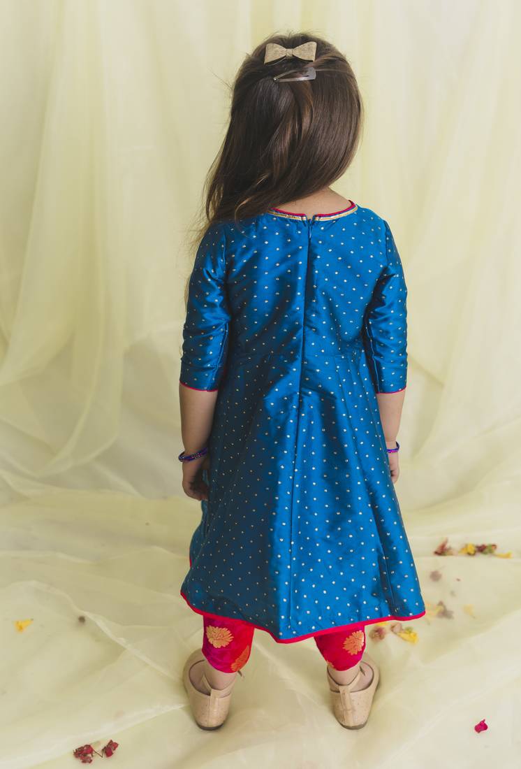 SAKA DESIGNS Dhoti Kurta For Girls | Ethnic Wear For Kids