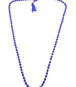 Raviour Lifestyle 100% Energized Blue Hakik Mala Blue Agate Stone Chain Neela Hakik Mala for Shani Jaapa