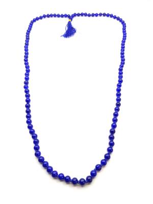 Raviour Lifestyle Blue Agate Haqiq Mala/Akik Mala/Hakik Mala/Jap Mala 108+1 Beads Stone Mala for Japa Purpose 1