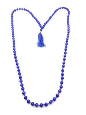 Raviour Lifestyle Blue Agate Haqiq Mala/Akik Mala/Hakik Mala/Jap Mala 108+1 Beads Stone Mala for Japa Purpose 3