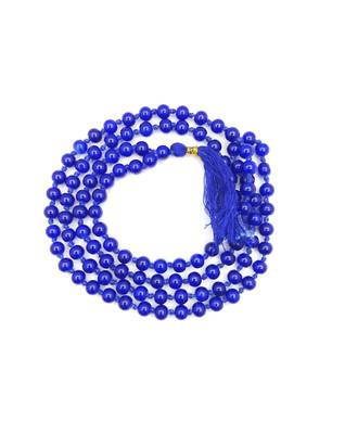 Raviour Lifestyle Blue Neela Hakik Agate Japa Mala 108+1 Beads Neela Mankas Hakik Mala 2