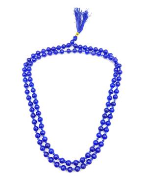 Raviour Lifestyle Blue Hakik Agate Stone 108+1 Beads Mala For Shani Japa Mantras Purpose  1