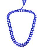 Raviour Lifestyle Blue Hakik Agate Stone 108+1 Beads Mala For Shani Japa Mantras Purpose 
