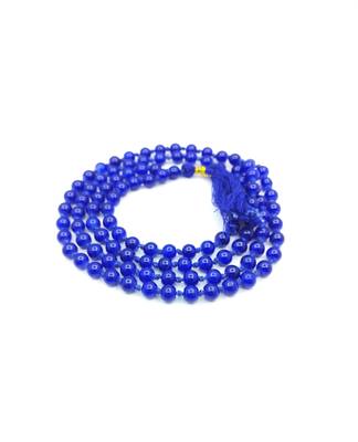 Raviour Lifestyle Original Blue Hakik Agate Stone Mala 108+1 beads Jap Mala Agate Stone Chain 3