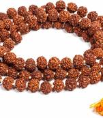 Raviour Lifestyle 5 Mukhi Rudraksha Japa Mala 108 +1 Beads