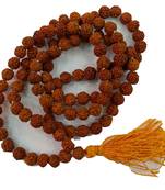 Raviour Lifestyle Rudraksha Mala  Rashis In 5 Mukhi Rudraksha 108 Beads For Unisex
