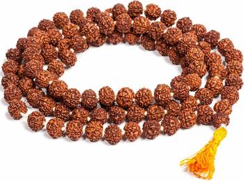 Raviour Lifestyle Rudraksha Mala  Rashis In 5 Mukhi Rudraksha 108 Beads For Unisex 2