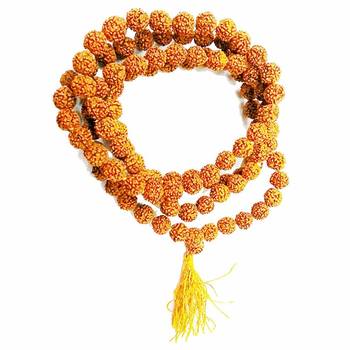 Raviour Lifestyle Natural & Original 5 Mukhi Rudraksha Mala For Jaapa Mala 108 beads 1