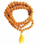 Raviour Lifestyle Natural & Original 5 Mukhi Rudraksha Mala For Jaapa Mala 108 beads