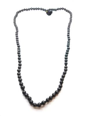 Black plain yellow gold Beads  bead 1