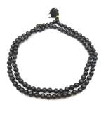 Black plain yellow gold Beads  bead