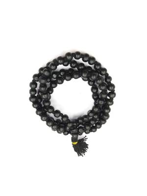Black plain yellow gold Beads  bead 3