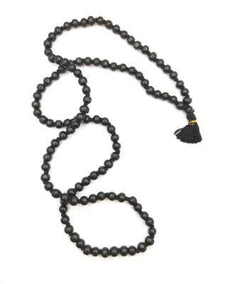 Black plain yellow gold Beads  bead 4
