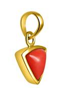 Red plain yellow gold Asthadhatu  Pendant