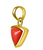 Red plain yellow gold Asthadhatu  Pendant