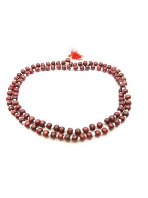 Raviour Lifestyle Original Rosary Lal Chandan Mala Red Sandalwood Mala 108+1 Beads for Pooja and Japa and Wearing 3