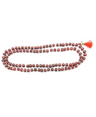 Original Lal Chandan Mala Red Sandalwood Rosary Mala Energized 108+1 Beads for Pooja Chanting Japa and Wearing   2