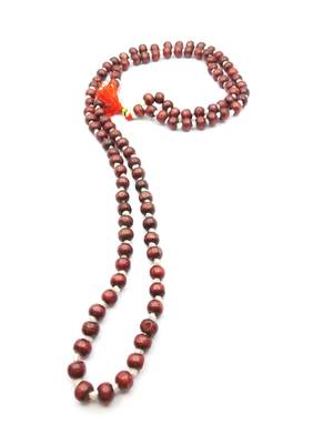 Original Lal Chandan Mala Red Sandalwood Rosary Mala Energized 108+1 Beads for Pooja Chanting Japa and Wearing   3