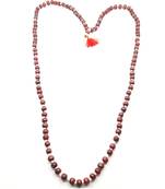 Raviour Lifestyle Original Rosary Lal Chandan Jaap Japa Mala Red Sandal Wood 108+1 Beads for Wearing Men and Women  