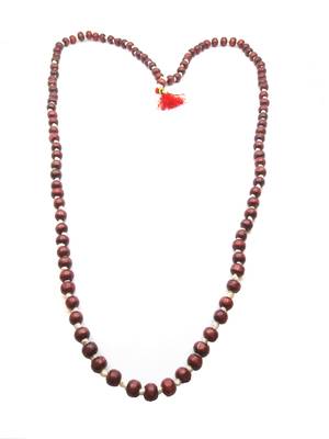 Raviour Lifestyle 108+1 Beads Lal Chandan Mala/Red Sandalwood Rosary Mala, Japa and Wearing for Men & Women  1