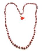 Raviour Lifestyle 108+1 Beads Lal Chandan Mala Red Sandalwood Jap Mala for Wearing and Jaap/Chanting and
