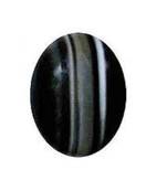 5.00 ct/ 5.5 Ratti Black Kala Sulemani Hakik Hakeek Aqeeq Akeek Natural Gemstone For Astrological Benefits For Unisex